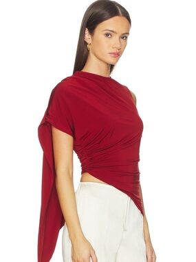 Cleo Top in Dark Cherry